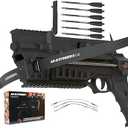 Steambow AR-6 Stinger II Compact Repeating Crossbow | 6 Shot, Handheld, Modular, Mini Crossbow and Arrow Set for Adults & Youth