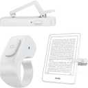 [Case-Friendly] Remote Control Page Turner Ring for Kindle Paperwhite Oasis Scribe Kobo eReaders, Camera Camcorder Remote Controls, Page Turner Clicker for ipad iPhone Tablets with Storage Bag