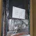 DEVAISE 3 Drawer Mobile File Cabinet, Rolling Printer Stand with Open Storage Shelf, Fabric Lateral Filing Cabinet fits A4 or Letter Size for Home Office, Black