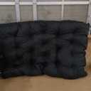 Outdoor Black Cushion 72L x 44W