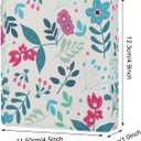 Small Polaroid Photo Album Book For Polaroid Now, i-Type, 600, and SX-70 Instant Photos, Holds 32 Pockets Fujifilm Instax Wide 400/300 Square Picture Film. (Modern Floral, 2 Pack)