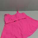 High Waisted Bikini with Skirt - Women Two Piece Swimsuit Skirted Bathing Suit Set with Pockets 2025 Swimwear (Large, Hot Pink)