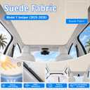 Sovtekr Roof Sunshade for Tesla Model Y Juniper 2026, One-Piece Design, Electrostatic Adsorption, Seamless Fit, UV Heat Block, Nano Crystalline