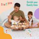 Stoie's Owl Drum Set for Babies and Toddlers, Wooden Percussion Musical Instruments for Kids, Eco Friendly, Montessori Educational Toy for Girls and Boys