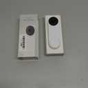 Google Nest Doorbell (Wired, 3rd Gen) - 2K Video and Gemini, Live View, Night Vision, 2-Way Audio - Works with Google Home - 2025 Model - Snow