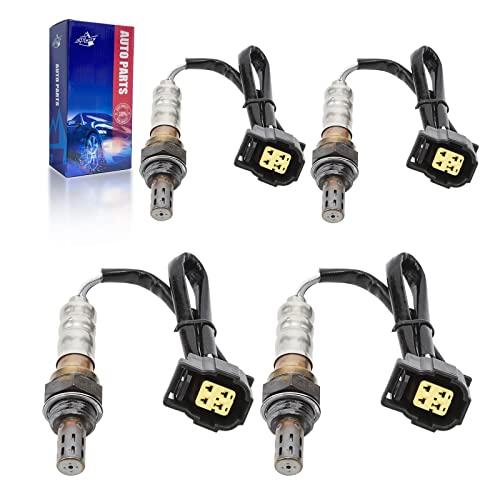 O2 Oxygen Sensor Upstream and Downstream for Chry 200 Aspen Pacifica Sebring, for Dodge Avenger Caravan Challenger, for Jeep Cherokee Wrangler JK, for Ram 1500, Replace 56028994AA 56044627AA 4Pcs