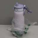 Ello Pop & Fill 22oz Stainless Steel Water Bottle with Quick Fill Technology, Double Walled and Vacuum Insulated Metal, Leak Proof Locking Lid, Sip and Chug, Reusable, BPA Free, Aurora