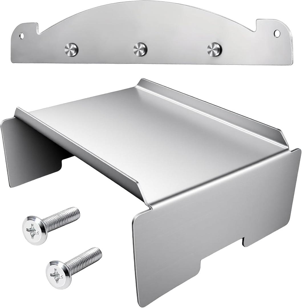 Heavy Duty Steel Heat Deflector & BCA012 Heat Baffle Diffuser for Pit Boss Austin XL/Pro 1100-1150 / Pro Series & Traeger Models, Air-Gap Mod for Even Heat, Reduced Hot Spots & Pellet Dust