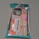 DAIZAG Case Compatible with iPhone 14 Pro,Durable Shock Protection Cover for Girl Women,Bible Cross Flower Collage Orange