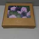 Ling's moment Artificial Flowers 25Pcs Purple Roses Decor w/Stems,3" Real Touch DIY Foam Floral for Wedding Bouquet/Centerpieces, Outdoors Party Backdrop, Room/Table, and Garden/Pot Decorations (Pr- Purple & Lilac)