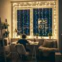 suddus Curtain Lights for Bedroom, 150 Led Hanging String Light Outdoor, Fairy Curtain Lights Indoor for Christmas, Dorm, Wall, Backdrop, Window, Wedding, Party, Birthday Decor, Warm White