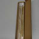 Brushed Brass M10 Threaded Extension Rod for Pendant Light, Island Lighting, Chandeliers,Lighting Fixture downrods & Stems,12 Inches 11.4mm OD (0.449) x 300mm L (11.81)