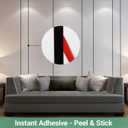 Gaahing 196.8" x 1" Matte Black Molding & Wall Trim, Flexible Peel and Stick Decorative Strip for Tile, Mirror, Ceiling, Floor, Panel, Cabinet