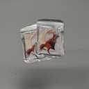 2 x Christmas Tree Decorations, Acrylic Animal Christmas Ornaments, Home Decoration, Party Decoration, Small Animals on The Moon (Moon Fox)