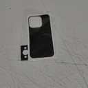 for iPhone 15 Pro Phone Sticker Skin Wrap Leather Strip 3M Ultra Thin Slim Ultralight Decal Glass Protector Film Protective for Back Camera Frame Black