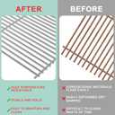 7620 Flavorizer Bars & 7528 Grill Grates for Weber Genesis 300 SER Gas Grill, Grill Parts for Webber Genesis E-310 S-310 E-320 S-320 E-330 S-330 EP-310 CEP-310 CEP-320 EP-320 CEP-330 EP-330