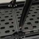 Roowest Black Folding Bench 6 Feet Plastic Outdoor Portable Foldable Bench Seat Eating with Carrying Handle for Dining Camping Picnic BBQ Sports Garden Indoor Outdoor Patio Activities