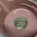 WOLFF - Thermal Coffee Carafe  34oz/1L Insulated Food-Safe Plastic Exterior and Glass Liner, Wood-Style Handle  Keeps Drinks Hot or Cold for Hours, Coffee and Tea Dispenser - Nude Pink, 34floz/1L