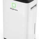 HOGARLABS 50 Pint Dehumidifiers for Home and Basements, with 3 Working Modes, Overflow Protection, and Auto Shut off Restart. Ultra Silent Dehumidifier with Drain Hose and Digital Control Panel