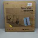 Art3d Drop Ceiling Tiles, Glue up Ceiling Tiles, 2'x2' Plastic Sheet in Antique Copper (12-Pack, 48 Sq.ft)