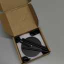 Smtyle Original Design Black Candle Holders for Candle Sticks, Set of 5 Metal Taper Candle Holders Heavyweight Rustic Centerpieces for Tables, Dining, Fireplace, and Mantel Decor