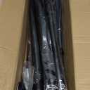 Tension Curtain Rod 31 to112 In Extra Long Curtain Rod Adjustable Pole Heavy Duty Spring Matte Black Shower Curtain Rod for Bathroom Windows Room Divider Never Rust Anti-Slip