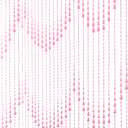 FlavorThings 3 FT X 6 FT 34 Strands Raindrops Pink Iridescent Beaded Curtain Door String Curtain Wall Panel Window Room Divider Blind for Wedding Coffee House Restaurant Parts Home Decoration