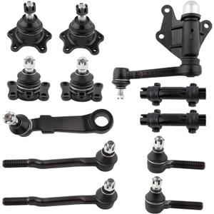 BOXI (Set of 12) Complete Front Suspension Kit Inner Outer Tie Rod Steering Arm Ball Joint Fit for Toyota 4Runner for Toyota Pickup 1986 1987 1988 1989 | ES2369 K9587 K9482 K9422 K9424 ES2376 ES3003