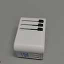 Universal Travel Adapter, International Travel Plug Adapter with 2 USB-C(PD 20W)  1 USB-A Ports, All in One Portable Adaptor, for USA, UK, EU, AU  224+ Countries (White) US