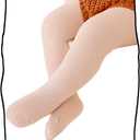 Urieo Baby Girls Tights Toddler Cable Knit Leggings Winter Warm Stockings for Infants Kids Girls