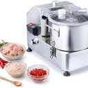 CLIVIA 6L Commercial Food Processor, 1800W Electric Vegetable Chopper | Heavy-duty Bowl Cutter for Meat, Veggies, Fruit, Grains with Variable Speed Control, Stainless Steel S/S Blade