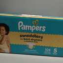 Pampers Baby Diapers - Swaddlers - Size 5, 104 Count, Ultra Absorbent Disposable Infant Diaper