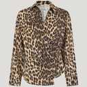 Maluca - Wrap Blouse, Size 36, Color C1366 , Brown Baum Leorapd