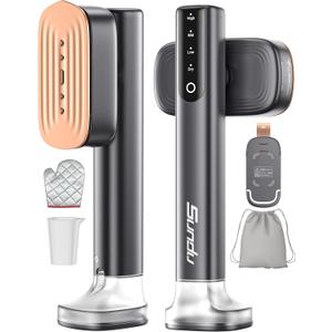 Sundu Steamer for Clothes,15s Fast Heat-up Handheld Garment Steamer,35mins Runtime & 180ml Large Tank,25g/min Steam, Ceramic Panel, Stands on Desk, Wrinkle Remover for Travel, Home, Office(Dark Gray)