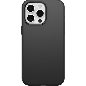 OtterBox iPhone 15 Pro MAX (Only) Symmetry Series Case - Black, Snaps to MagSafe, Ultra-Sleek, Raised Edges Protect Camera & Screen