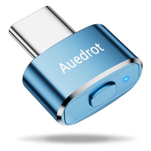 Audedrot Undetectable Mouse Jiggler with Switch Button, Automatic Mouse Wiggler with 2 Jiggle Modes, Plug & Play, Keep Computer/Laptop Awake, Blue