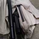 wikiwiki 11 FT Patio Umbrellas Outdoor Table Market Umbrella with Push Button Tilt/Crank,8 Sturdy Ribs, Fade Resistant Waterproof POLYESTER DTY Canopy for Garden, Lawn, Deck, Backyard & Pool, Beige