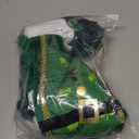 Leprechaun Dog Costume, 3 PCS St Patrick’s Day Puppy Outfit with Hat & Gold Pot, Irish Lucky Theme Celebration Green Holiday Clothes Dress Up for Dogs Cat Pet , Medium