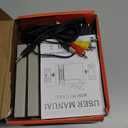 Classic Mini Retro Game Console,AV and HDMI Output Handheld Game System with Dual Wireless Controllers,Plug and Play(Grey-White).