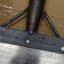 9.8-Inch Heavy Duty Steel Cleaning Shovel, Multifunctional Outdoor Garden Tool for Weeds, Moss, and Ice - Flat Blade No Handle