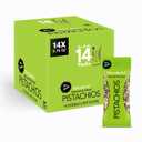 Wonderful Pistachios No Shells, Roasted & Salted Nuts, 0.75 Ounce Bag (Pack of 14), Protein Snacks, Vegan Snacks, On-the-Go, Individual Snacks for Adults, Stocking Stuffers, Best Before Date 07/15/2026
