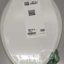KOHLER 4636-RL-0 Cachet ReadyLatch Elongated Slow Close Toilet Seat, Soft Close Toilet Seat Quiet Lid, Contoured Grip-Tight Bumpers Installation Hardware, Apartment Essentials, White