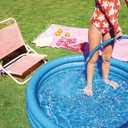 INTEX 59416EP Crystal Blue Inflatable Kiddie Swimming Pool, 45in x 10in