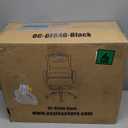 BestOffice Drafting Chair Tall Office Chair Adjustable Swivel Rolling Mesh Height with Lumbar Support Arms Footrest Mid Back for Adults Standing Desk Drafting Stool(Black)