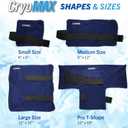 CryoMAX Cold Pack, Reusable, Latex Free, 8 Hour Cold Therapy, Large, 12" x 12" (1 Count)