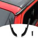 JeCar JK Hardtop Rain Gutter Extension Drip Rail Rain Diverter Exterior Accessories for Jeep Wrangler 2011-2018 JK JKU, Upgrade Version