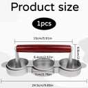 Mini Burger Press,Sausage Patty Press,Slider Burger Press to Make 3 Patties at A Time,Round Slider Press for Mini Burgers,Hamburger Patty Press for Mini Burger,Barbecue,Picnic,Camping, Etc