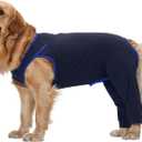 Lelepet Dog Recovery Suit for Rear Legs,Dog Pants to Prevent Licking,Lick Sleeve for Dogs Rear Legs Abdomen,Dogs Leg Sleeve to Stop Licking,Doggy Onesie for Surgery Female Male,Pet Cone Alternative, XL