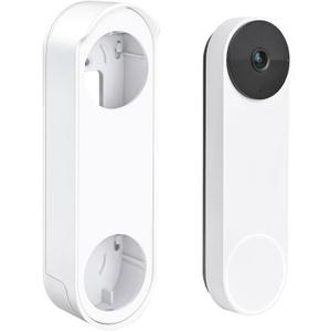 Anti-Theft No Drill Doorbell Mount Compatible with Google Nest Doorbell (Battery), Video Doorbell Door Mount for Apartment, Home, Renters, No Tools Needed and Protect Your Wall