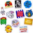 DIYASY Funny Fridge Magnet, 9 Pcs Kids Magnets for Fridge Cute Memes Animals Words for Toddlers Home Office Refrigerator Decorations Photos Notes